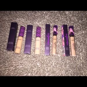 Tarte shape tape and creasseles concealers